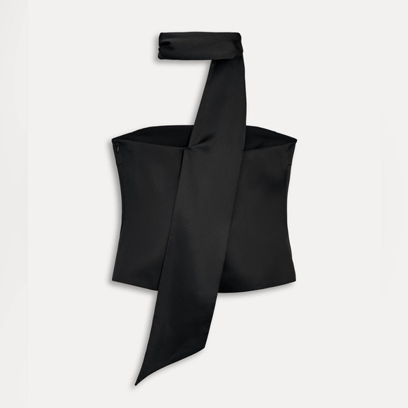 Zara SATIN FOULARD TOP 50TH ANNIVERSARY - Picture 3 of 5